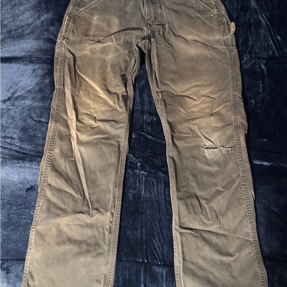 Carhartt Men's Black Relaxed Fit Work Pants